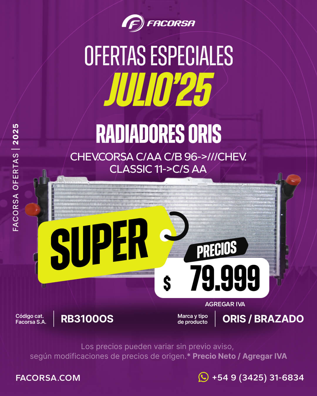 Oferta Julio 2025 - FACORSA