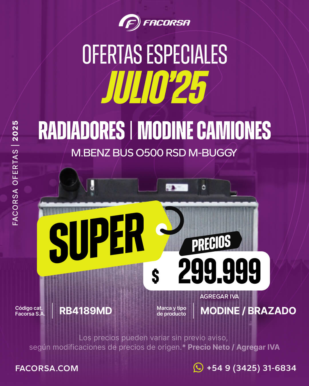 Oferta Julio 2025 - FACORSA