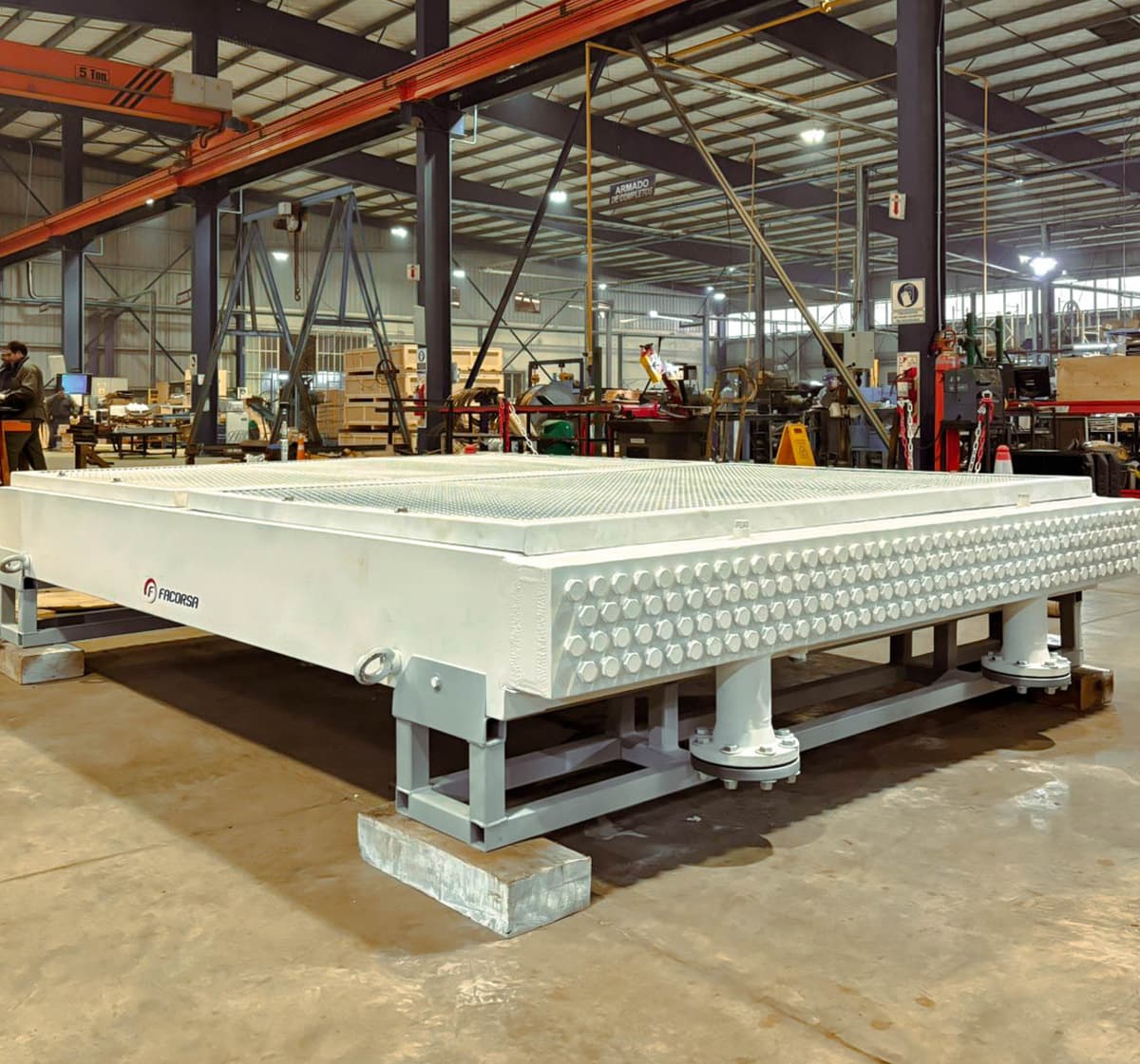 Reingeniería y fabricación de aeroenfriador de aceite para planta compresora de gas
